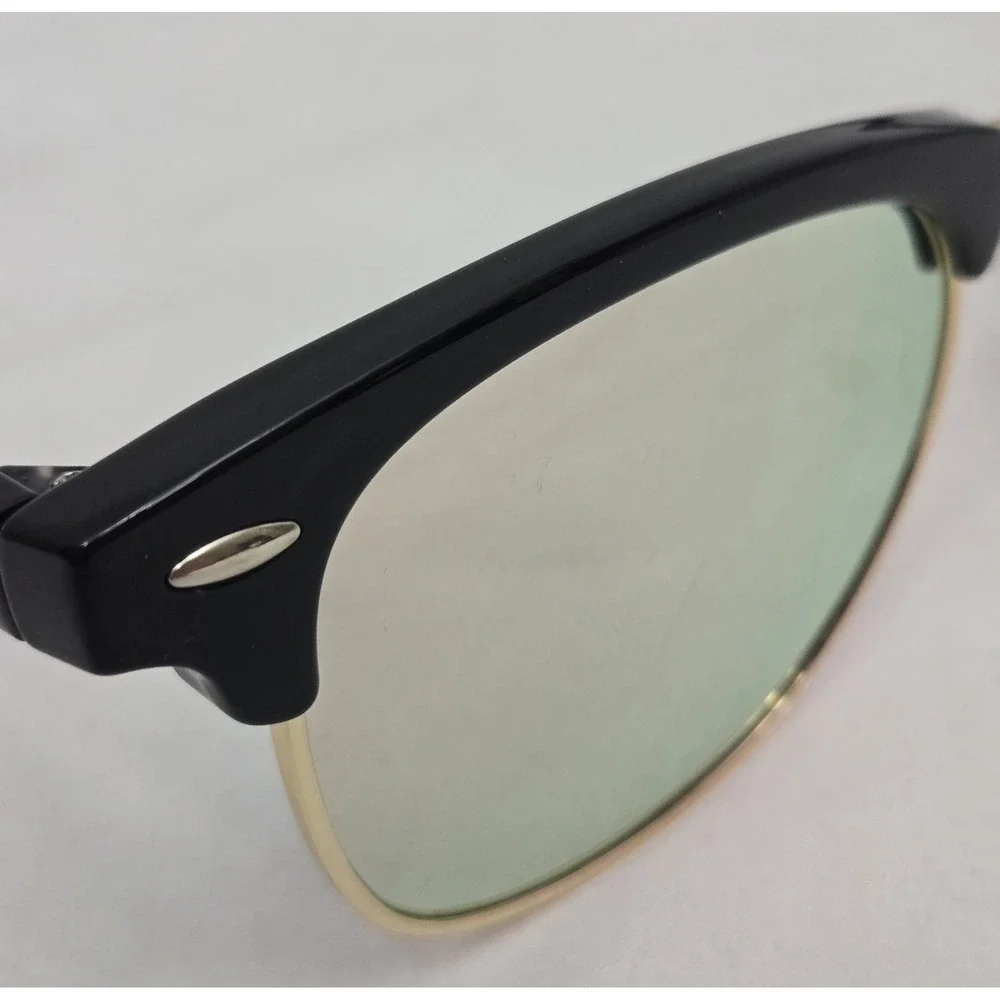 Belmonte Bliss Browline Sunglasses - Black & Gold E8830 51-18-138
